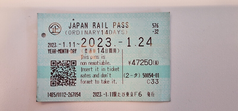 Japan Rail Pass para viajar en tren por Japón 2026