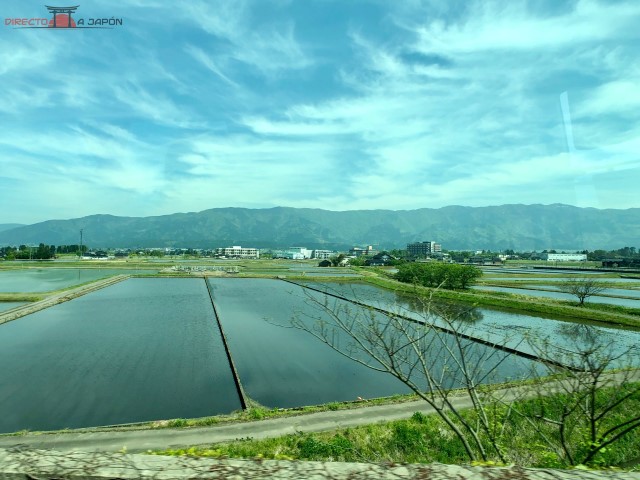 Vistas desde el bus camino de Shirakawa Go