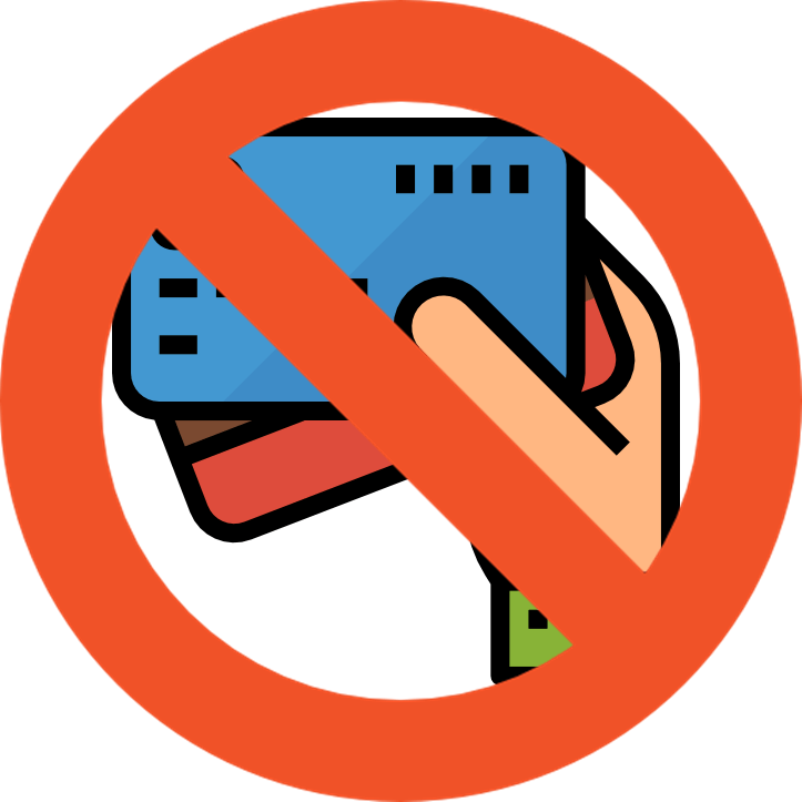 prohibido tarjetas en Japón